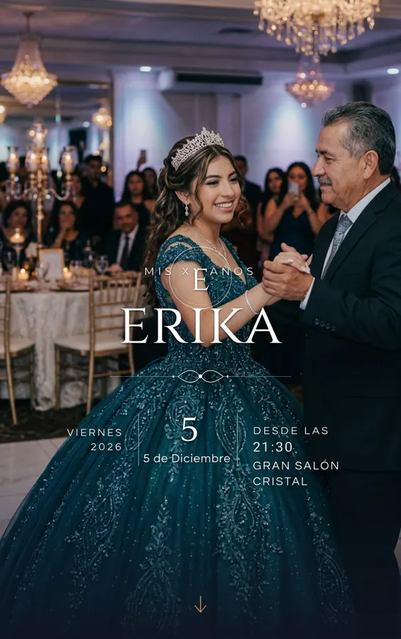 Ejemplo de invitación hecha con Efímero